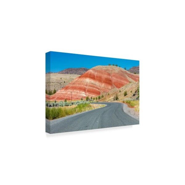 Pierre Leclerc 'Road To Painted Hills' Canvas Art,16x24